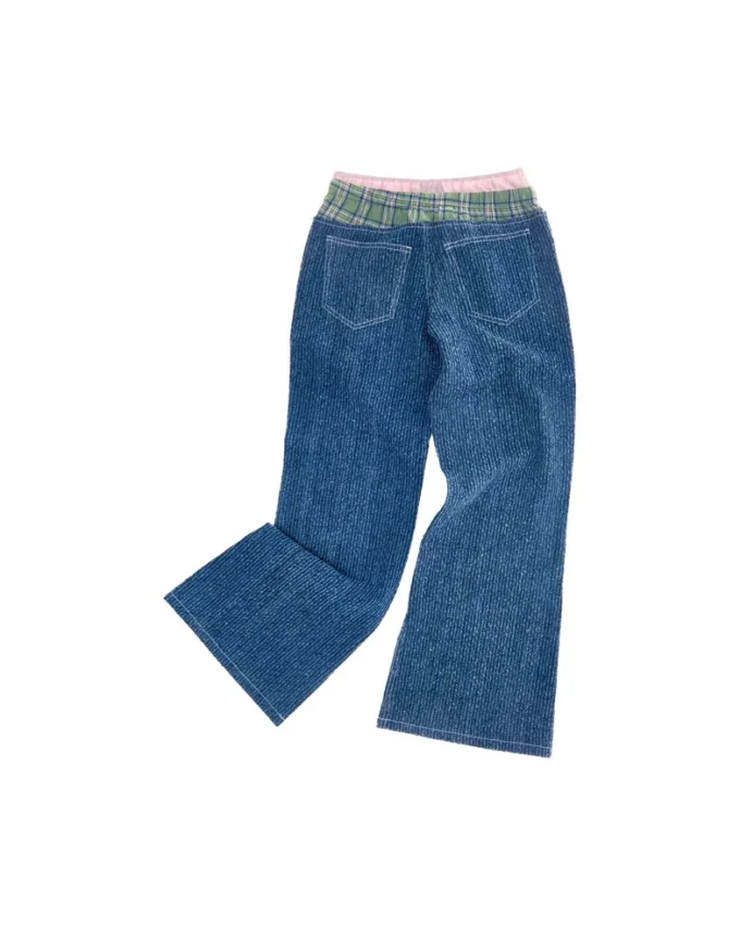 Zerrissene Boxerjeans